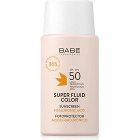 Resim Babe Color Super Fluıd Sunscreen SPF50 Renkli Güneş Koruyucu 50 ml 