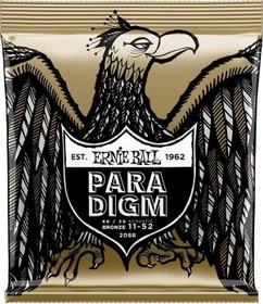 Resim Ernie Ball P02088 Paradigm Medium Light 80/20 Bronz 11-52 Akustik 