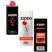 Resim Zippo Çakmak Benzin + Taş + Fitil Seti 