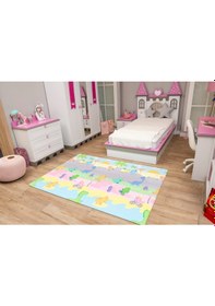 Resim Oggia Dino Park Premium Oyun Matı / Halısı 140cm 195cm 15mm Mat031 
