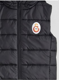 Resim Lc Waikiki Siyah Galatasaray Baskılı Erkek Çocuk Şişme Yelek 