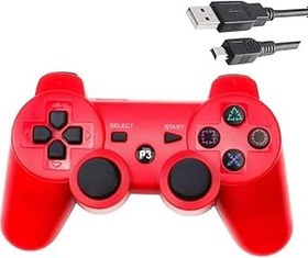 Resim Ps3 Dualshock 3 Kablosuz Oyun Kolu Şarj Kablosu Dahil 
