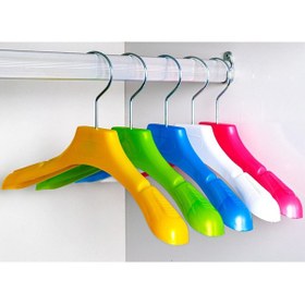 Resim Çocuk Elbise Mont Askısı 10 Adet Sarı 