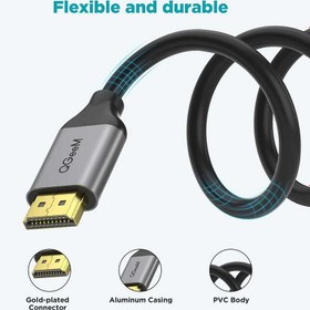 Resim Qgeem QG-AV17 Görüntü ve Ses Aktarıcı HDMI Kablo 2.1 Versiyon 8K HD Kalite 48Gbps 3.05 Metre 