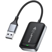 Resim Lenyes LCP03 USB Bluetooth 5.0 Wireless Transmitter Adaptör Siyah 