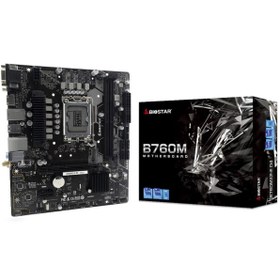 Resim Biostar B760mx2-e Ddr4 4400mhz Lga1700 Micro Atx Anakart 