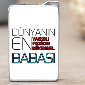 Resim Procity Dünyanın En İyi Babası Baskılı Çakmak 