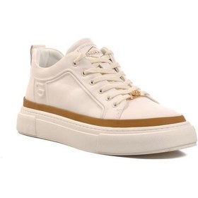 Resim Guja 24k592 Esnek Taban Deri Sneaker Erkek Spor Ayakkabı Beyaz 