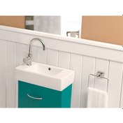 Resim Turkuaz Seramik Cerastyle Mini City 50CM Lavabo (Sağ&Sol Batarya Deliği) 