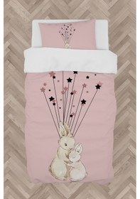 Resim Mekta Home Bebek Ve Çocuk Odası Sevimli Tavşan Desenli Nevresim Takımı 