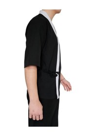 Resim Formteks Sushi Şef Kimono Ceketi Siyah Beyaz Kırmızı 