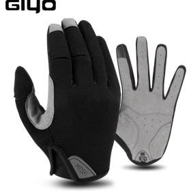 Resim Liangduo Shop Siyah Stil L Boyutu Kış Sporları Bisiklet Eldiveni Bisiklet Spor Salonu Bisiklet Eldiveni Mtb Tam Uzun Parmak Dokunmatik Ekran Eldiveni Erkek Kadın Guantes Ciclismo (Yurt Dışından) 