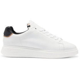 Resim BOSS Erkek Marka Logolu Rahat Taban Bağıcıklı Beyaz Sneaker 50497880-102 