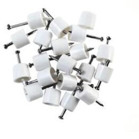 Resim LİNAX Çivili Raf Pimi Beyaz Dolap Raf Mobilya (1pk=100 Adet) 