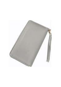 Resim Ollbag 1018 Cilt Büyük Boy Cüzdan / Clutch Çanta Gri Çok Renkli 