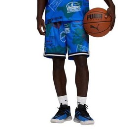 Resim Puma The Atw Dylan Aop 7" Short Erkek Şort Ve Kapri Mavi 