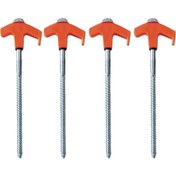 Resim Dolıty 4x Çadır Kazıkları Aksesuarları Kırılmaz Turuncu Turuncu 