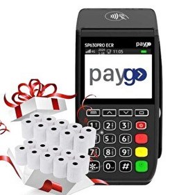 Resim Paygo SP630 Pro ECR 4G Yeni Nesil Yazar Kasa POS Mobil ve 20 Rulo 