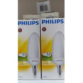 Resim Philips 12W/52W E14 Duy Softone Ara Renk Ampul 2700K 