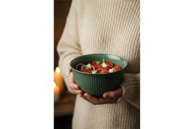 Resim Vienev 3'lü 1 Litre Plastik Karıştırma ve Saklama Kase Seti Yeşil 