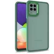 Resim Kupa Samsung Galaxy A12/ M12 Uyumlu Metal Korumalı Şeffaf Full Protective Case 