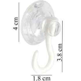 Resim Fantastik Store Ennalbur Kancalı Cam Vantuzu 5 Adet 