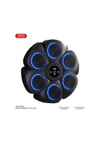 Resim Duvara Monte Müzikli Akıllı Boks Antrenman Makinesi Rgb Işıklı Boks Hedefi + 2 Eldiven 