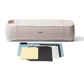 Resim Cricut Explore 4 Kesici Makine Başlangıç Paketi (Makine + Temel Alet Seti + Transfer Bandı 30x120cm + Kalıcı Vinil Folyo Altın & G 