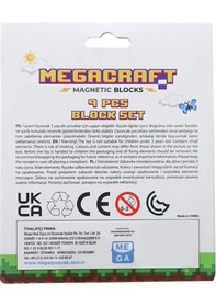 Resim Karlı Çimen Desenli Manyetik Bloklar Minecraft 