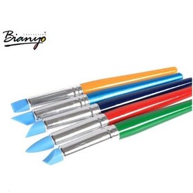 Resim Kalın Silikon Uçlu Fırça Seti 5'li 