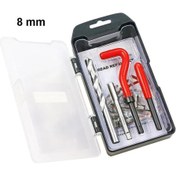 Resim MOTOLİNAS ONARIM METRİK DİŞLİ HELİCOİL+APARAT SETİ [8 MM] - UNİVERSAL 