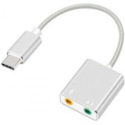 Resim Coverzone Macbook Uyumlu Usb Type-c To Harici Ses Kartı Adaptörü Jack 3.5mm Kulaklık + Mikrofon 