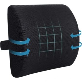 Resim Ankaflex Ortobedik Bel Destek Minderi Bel Minderi Sırt Dayama Yastığı Visko Koltuk Bel Desteği 