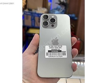 Resim Apple iPhone 16 Pro Max İkinci El YD | 256 GB | Gri 