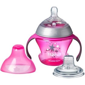 Resim Tommee Tippee Kolay İçilebilir Alıştırma Bardağı Pembe 