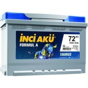 Resim İnci 12V 72 Ah 700A EN Akü 