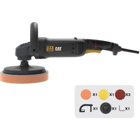 Resim Cat DX3030 1450WATT 180MM Devir Ayarlı Profesyonel Polisaj Makinesi 