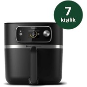Resim Philips XXXL 8.3 Lt Wi-Fi Özellikli - 22'si 1 Arada Pişirme Işlevleri - Gıda Termometresi - Rapid Co 