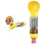 Resim Pazly Çok İşlevli Köpek Seyahat Su Bardağı, 300ml, Abs+pc, Mavi, Yeşil, Pembe, Sarı Köpek Maması Evcil Hayvan Su Dağıtıcısı, Besleyici Kürek Tabure 