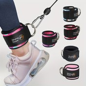 Resim 1pc Neopren Bilek Destek [1pc Neoprene Ankle Cuff Support] 1pc SKDK Ayarlanabilir Neopren Bilek Destek - Sentez Kauçuk Bileklik Ağırlık Kaldırma, Fitness ve Workout Bacak Uzatma için - Evrensel Uygun 