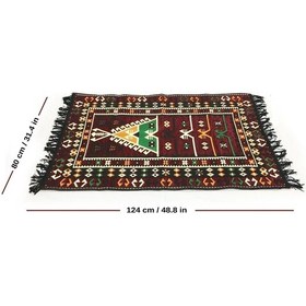Resim Shark Anadolu Seccade Kilim 7 Bordo 