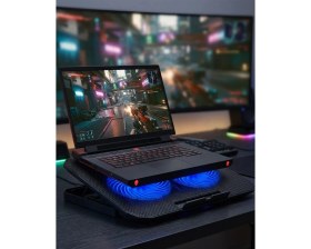 Resim Hayat Store Laptop Soğutucu Stand Çift Fanlı 17 Inç Uyumlu Ayarlanabilir Notebook Altlığı - Lisinya 