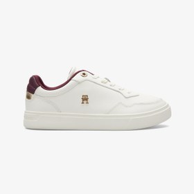 Resim Tommy Hilfiger Essential Elevated Court Kadın Beyaz Sneaker 