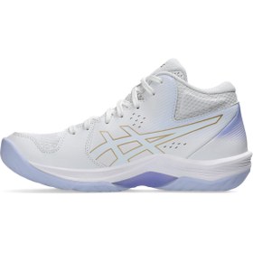 Resim Asics BEYOND FF MT Kadın White/Digital Sakura Voleybol Ayakkabısı 1072A096-106 