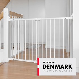 Resim Babydan Ebba Bebek ve Çocuk Güvenlik Kapısı 67 - 105,5 cm Beyaz - Beyaz 