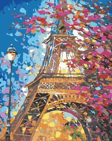 Resim Sayılarla Boyama Seti - Eyfel - 60x75 