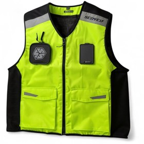 Resim Scoyco Jk30-2 Motosiklet ve Bisiklet Reflektörlü Yelek 