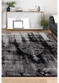 Resim Lynosse Siyah Halı Yumuşak Oturma Odası Salon Çocuk Odası Mutfak Siyah 