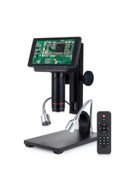 Resim Dijital 12mp Hd/av Mikroskop Uzun Ayaklı Usb Kumandalı Endüstriyel 5 İnc Ekran Pcb Tamir Lehimleme Mikroskop 