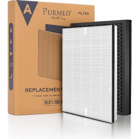 Resim Storemax Tcl Breeva Pro 400 Uyumlu Hava Temizleyici Filtresi - H13 Hepa + Aktif Karbon Katmanlı Yedek Filtre 